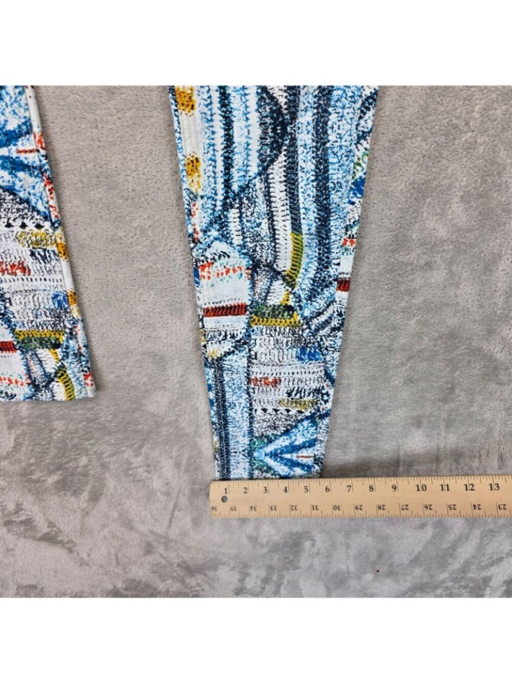 Rag & Bone JEAN Legging Womens 26 Multicolor Surf Knit Jegging Stretch Geometric - Picture 11 of 12
